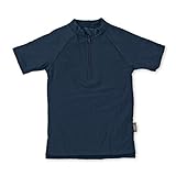 Sterntaler Unisex Baby Kortærmet svømmeskjorte Rash Guard Shirt, Marine, 86-92 EU