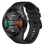 HUAWEI Watch GT 2e Smartwatch (46mm AMOLED Touchscreen, SpO2-Monitoring,Herzfrequenz-Messung,Musik Wiedergabe,GPS,Fitness Tracker,5ATM wasserdicht) Graphite Black, 30 Monate Garantie
