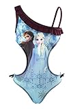 Frozen Movie Disney – Mädchen – Badeanzug für Meer, Schwimmbad, offizielles Lizenzprodukt, 1673 Trikini lila, 3-4 Jahre