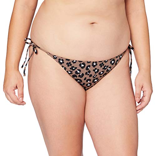 Calvin Klein Unisex String Side TIE-Print Bikini-Unterteile, Stephen Leopard Neutral, S