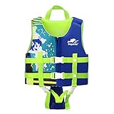 Gogokids Kinder Schwimmweste Folat Jacket, Kleinkind Schwimmtraining Bouyancy Badeanzug Assist Badebekleidung für 13-16 kg 1-3 Jahre Baby Kids