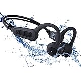 Wasserdichter Knochenleitungskopfhörer zum Schwimmen IPX8 Open-Ear 16GB MP3-Player Drahtloser Bluetooth Sportschwimmkopfhörer mit geräuschunterdrückendem Mikrofon zum Laufen Radfahren Tauchen