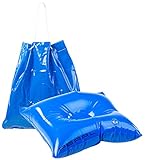 PEARL Luftkissen: 2in1-Strandtasche und aufblasbares Schwimmkissen, 31 x 33 cm (Aufblasbares Kissen mit Tasche)