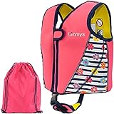 Limmys Premium Neopren Schwimmweste - Ideale Schwimmhilfe für Mädchen - Extra Kordelzugtasche inklusive (Klein)
